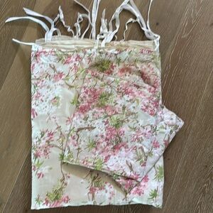 Cuddledown Comforter Cover Duvet King VTG 2 STD pillow cases Italian Cotton